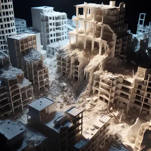 Como Criar Construções Destruídas Usando Isopor E Gesso Acrílico