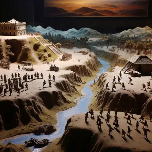 Como Reproduzir Mapas De Batalhas Em Dioramas Com Escala Histórica Precisa