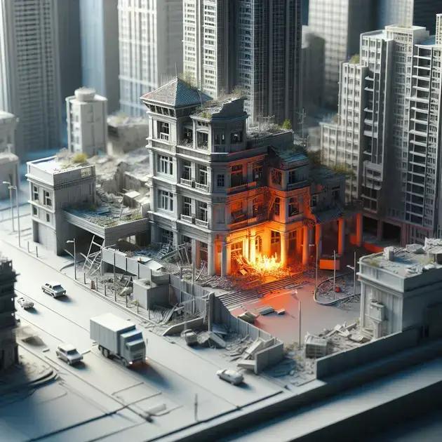 Como Simular Vidro Quebrado E Incêndios Em Prédios De Dioramas