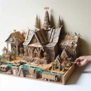 Construindo Dioramas Sustentáveis Com Materiais Reciclados