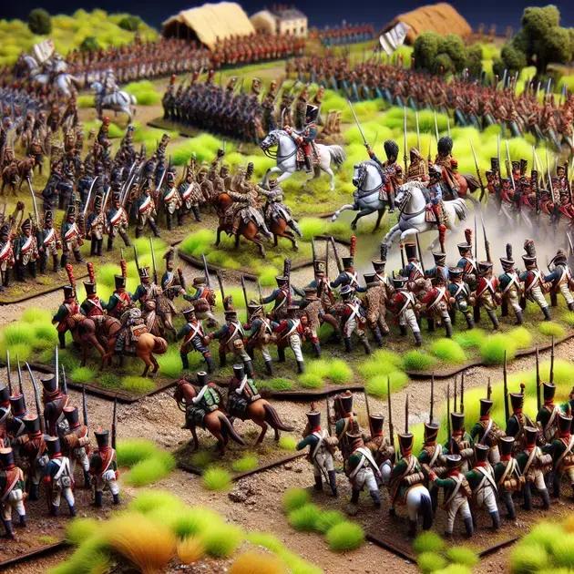 Dioramas De Guerras Napoleônicas Com Miniaturas Realistas Em 28 Mm