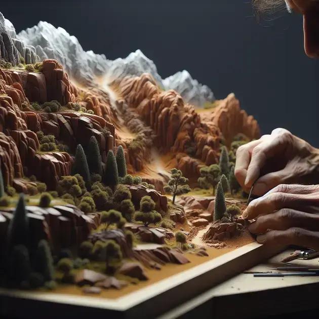 Técnicas De Escultura Com Espuma Para Criar Terrenos Realistas Em Dioramas